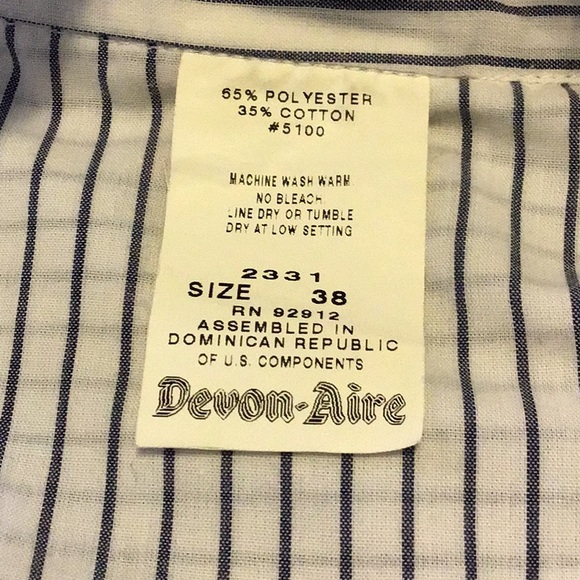 EEUC Women’s 38 Devon-Aire Pinstripe Riding Shirt - Picture 3 of 3